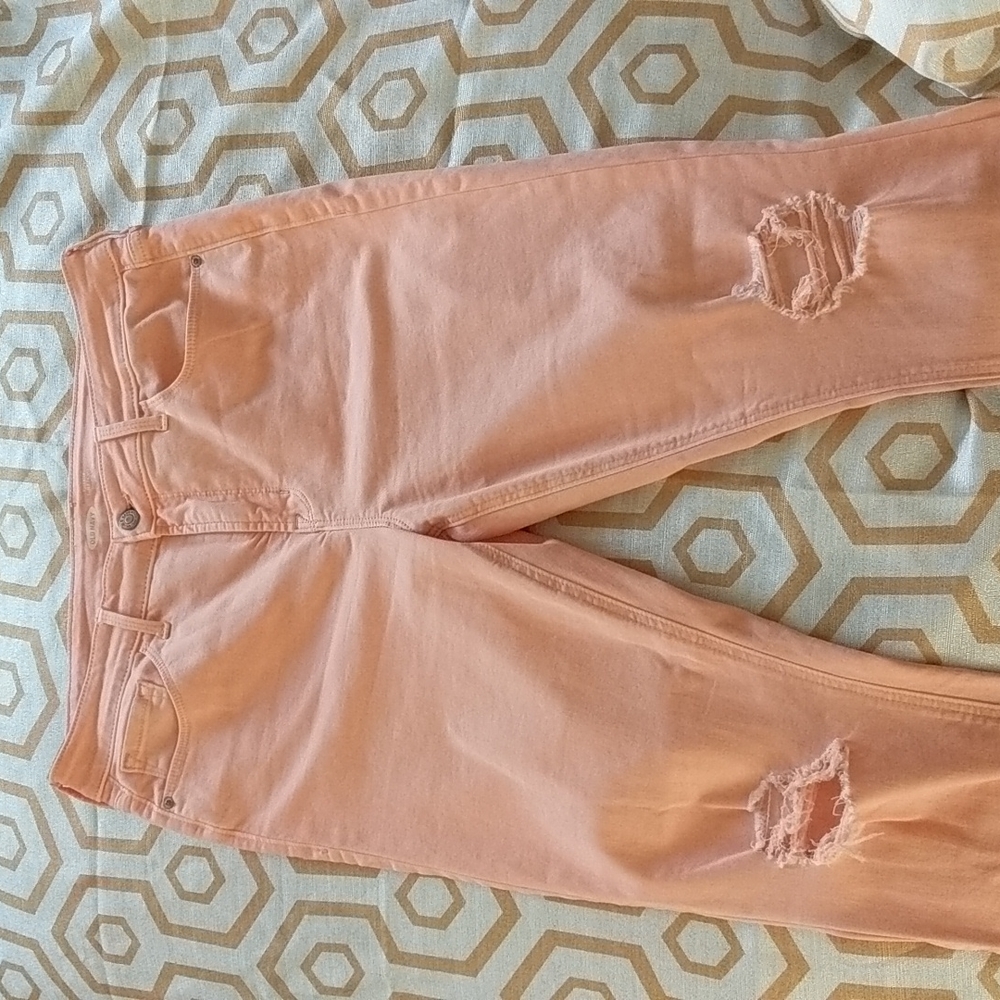 Peach Skinny Jeans | Old Navy Rockstar